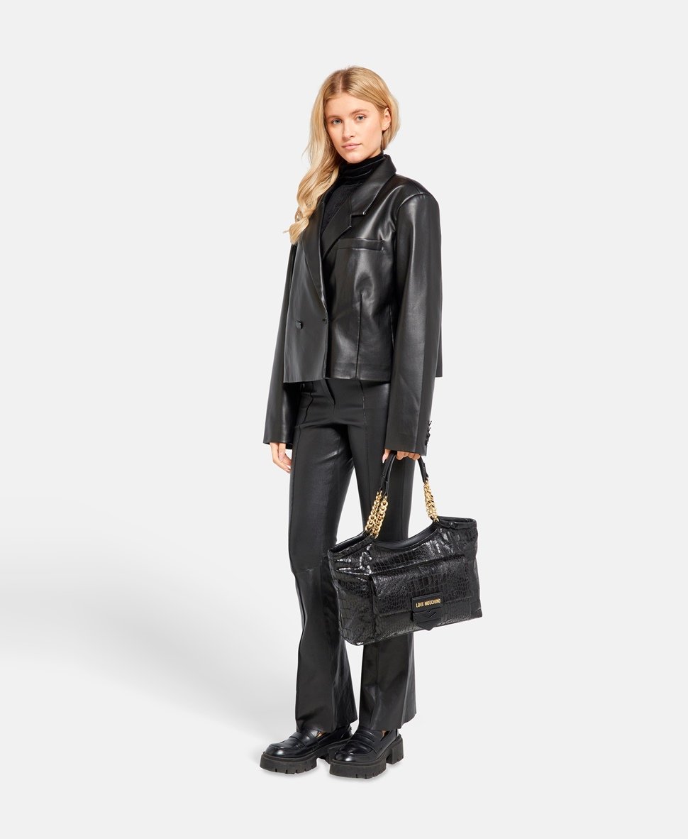 Love Moschino kabelka shopper Černá 5