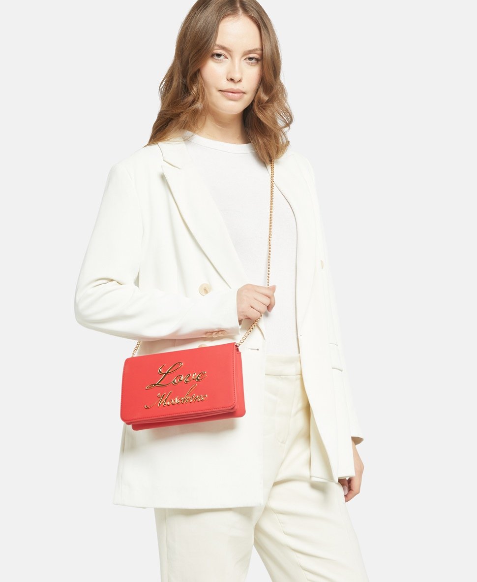 Love Moschino taška messenger Červená 5
