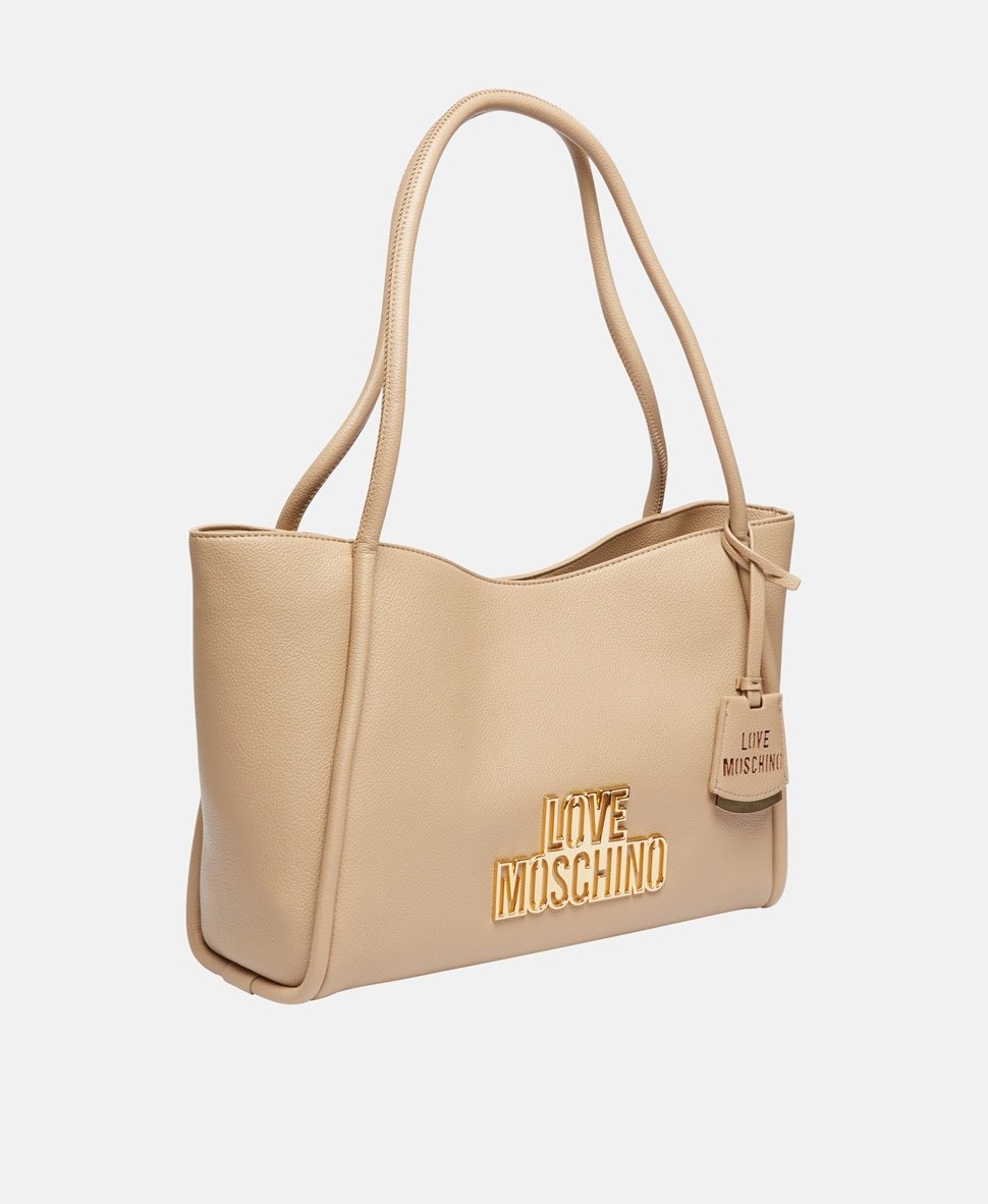 Love Moschino kabelka shopper Bílá vlna 1