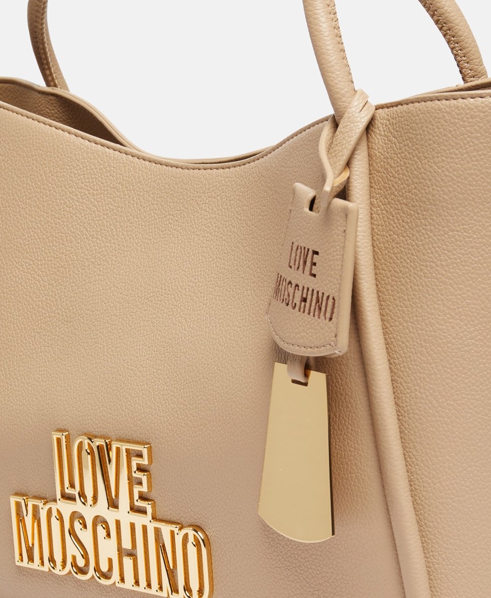 Love Moschino kabelka shopper Bílá vlna 2
