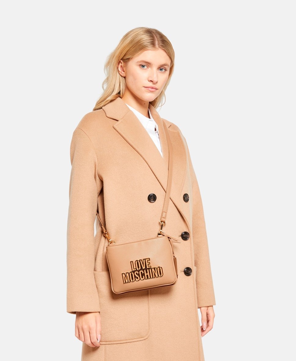 Love Moschino taška messenger Bílá vlna 5