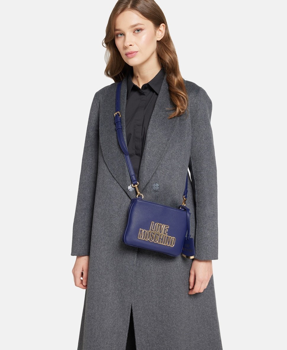 Love Moschino taška messenger Modrá 5
