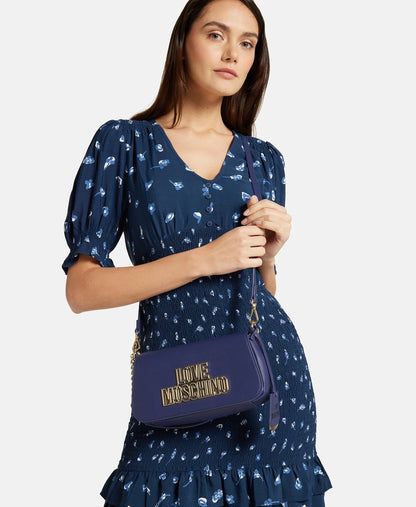 Love Moschino taška messenger Modrá 5