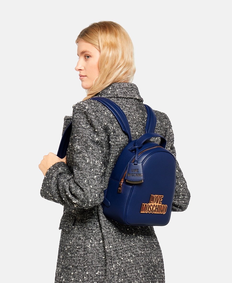 Love Moschino batoh Modrá 5