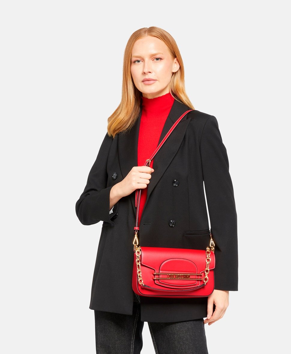 Love Moschino kabelka přes rameno Červená 5