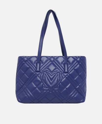 Love Moschino kabelka tote Modrá 4