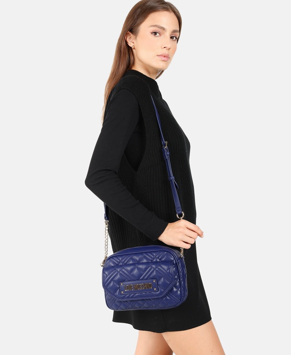 Love Moschino kabelka přes rameno Modrá 5