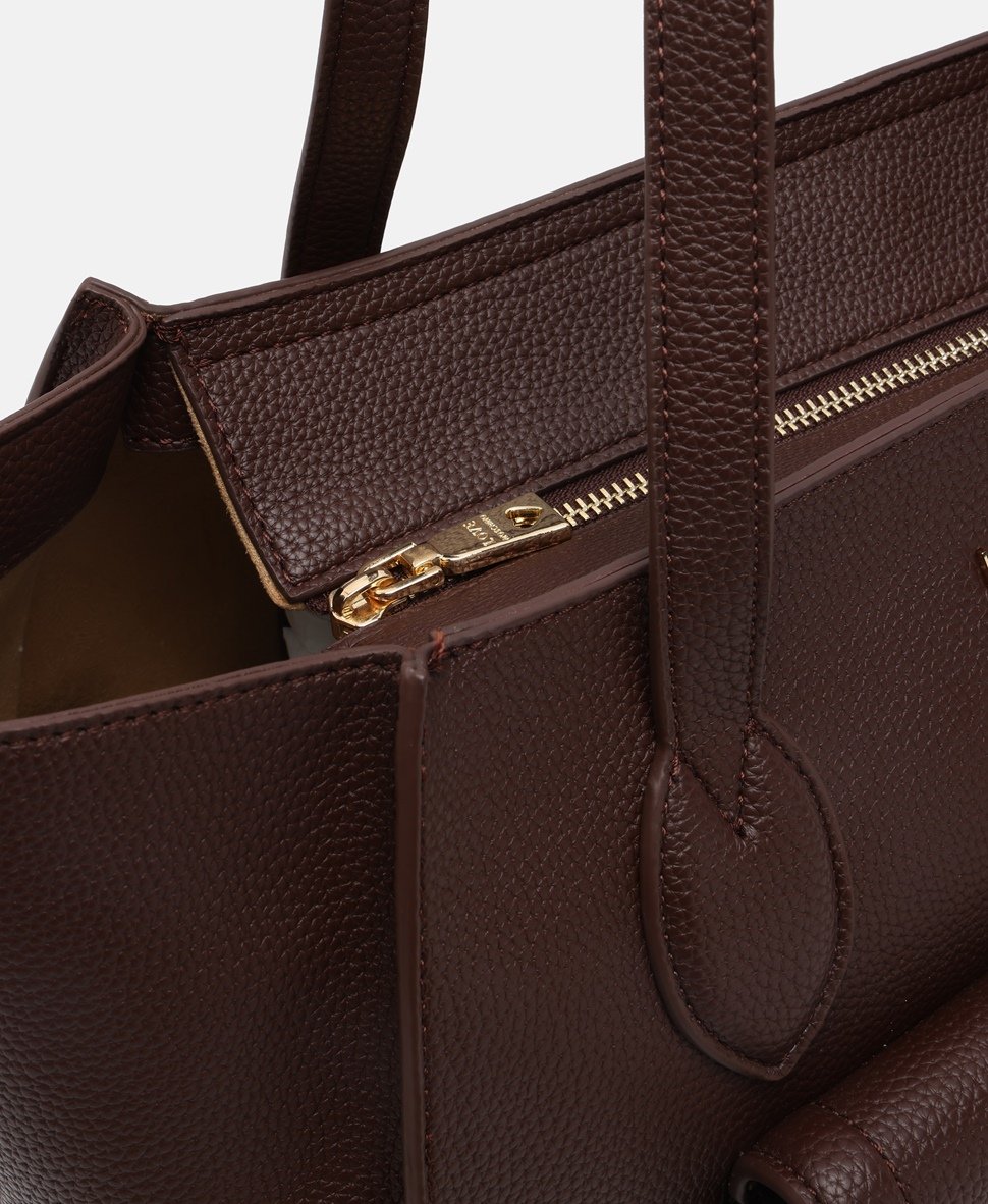 Love Moschino kabelka tote Tmavě hnědá 2