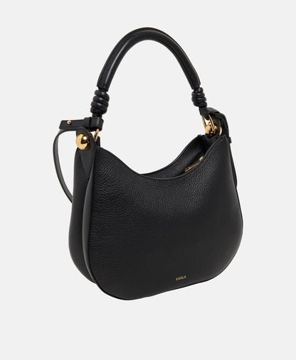 Furla Kožená kabelka přes rameno Černá 1