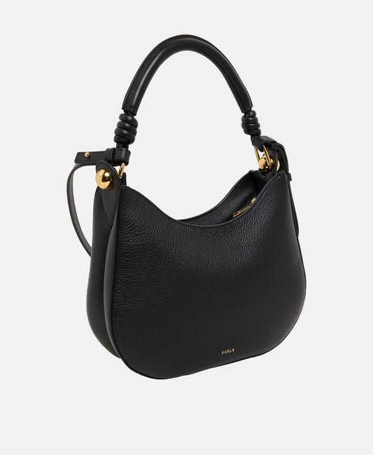 Furla Kožená kabelka přes rameno Černá 1