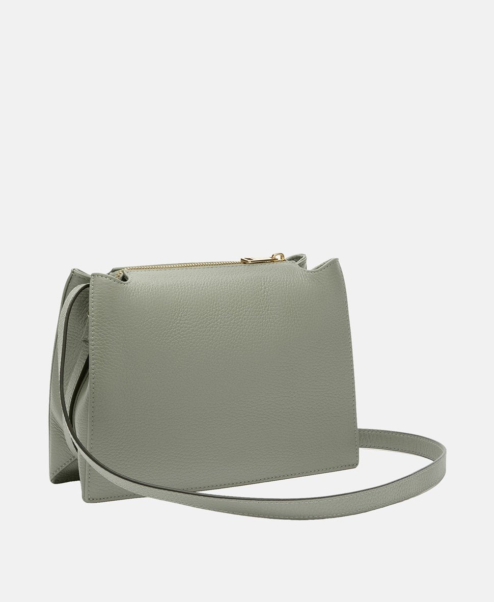 Furla Kožená messenger taška Šedá 5