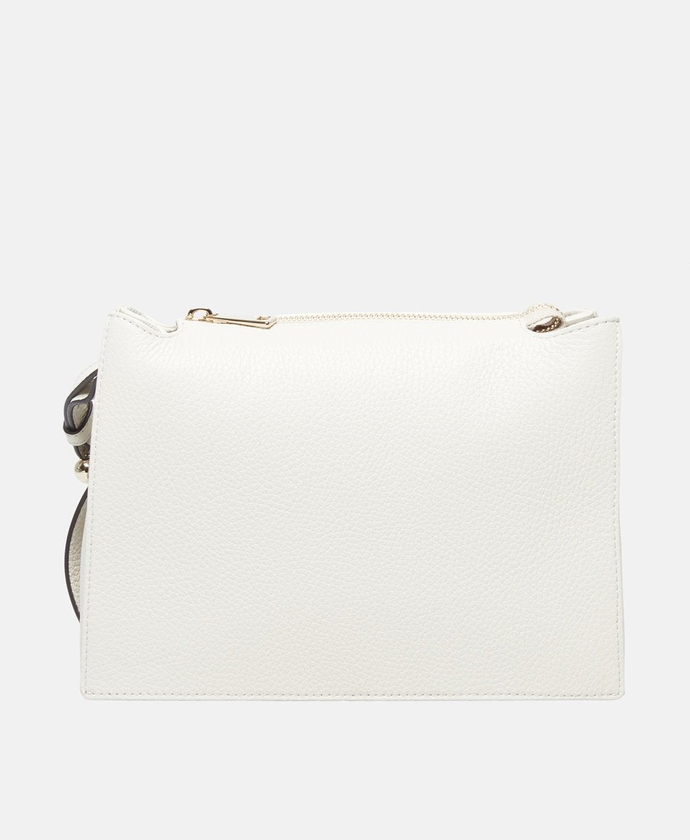 Furla Kožená messenger taška Bílá 4