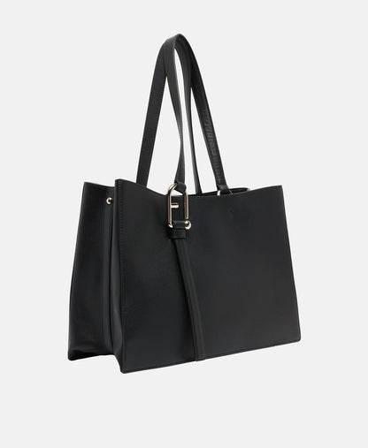Furla kožená kabelka tote Černá 1