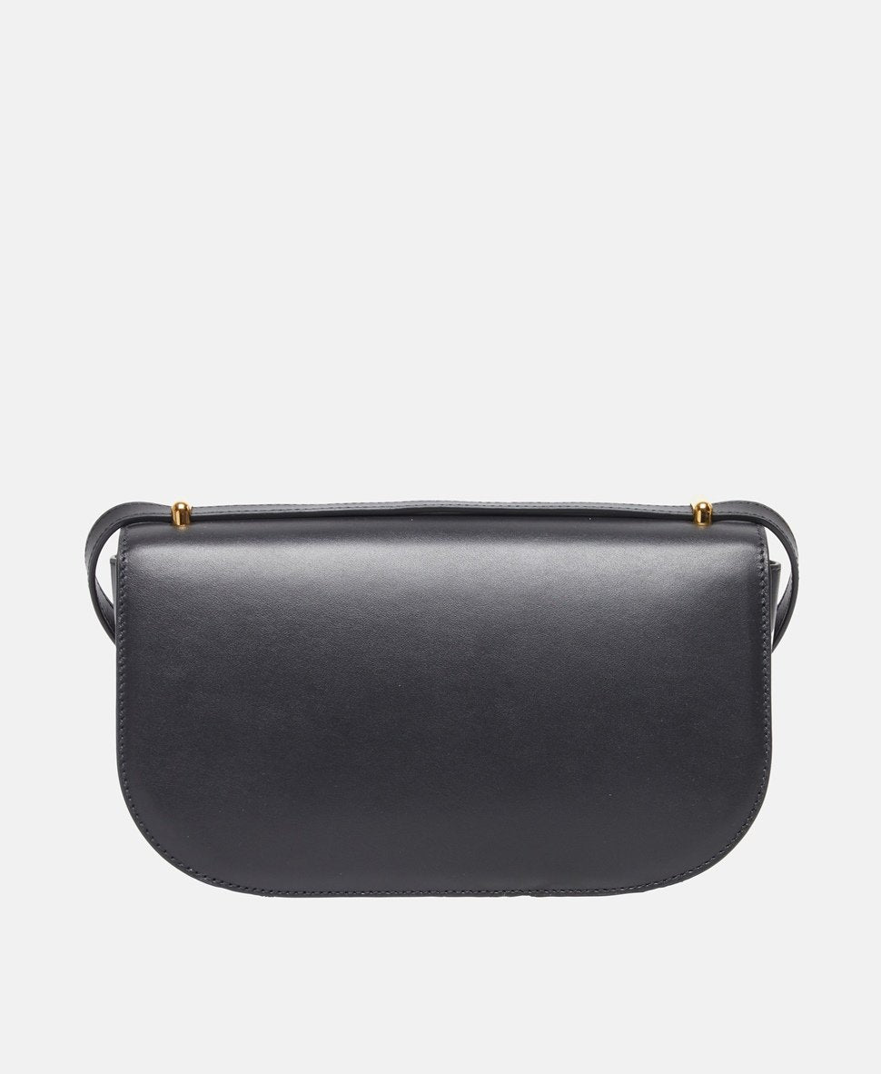 Furla Kožená messenger taška Černá 4