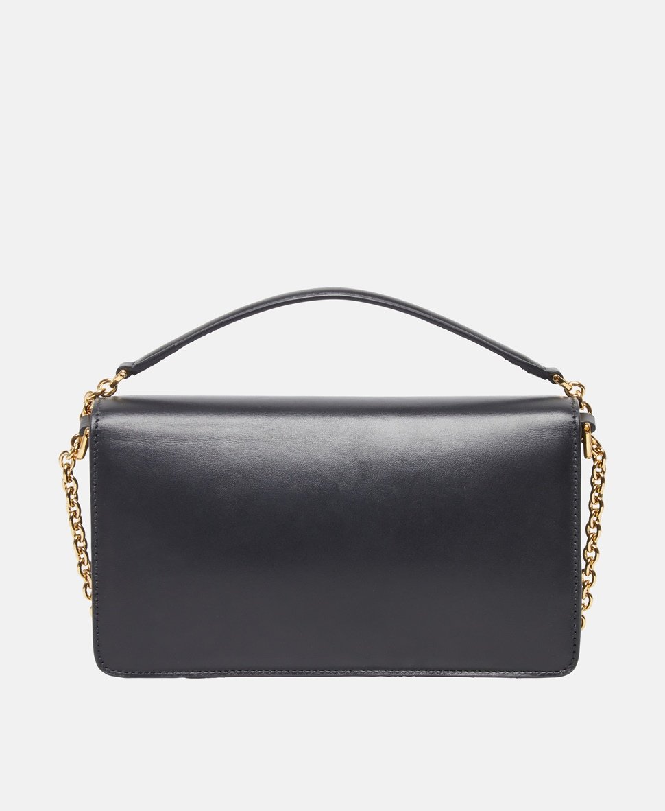 Furla kožená kabelka Černá 4