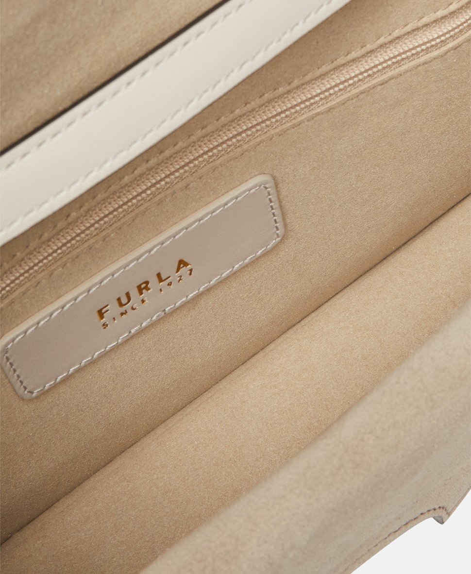 Furla kožená kabelka Bílá vlna 3
