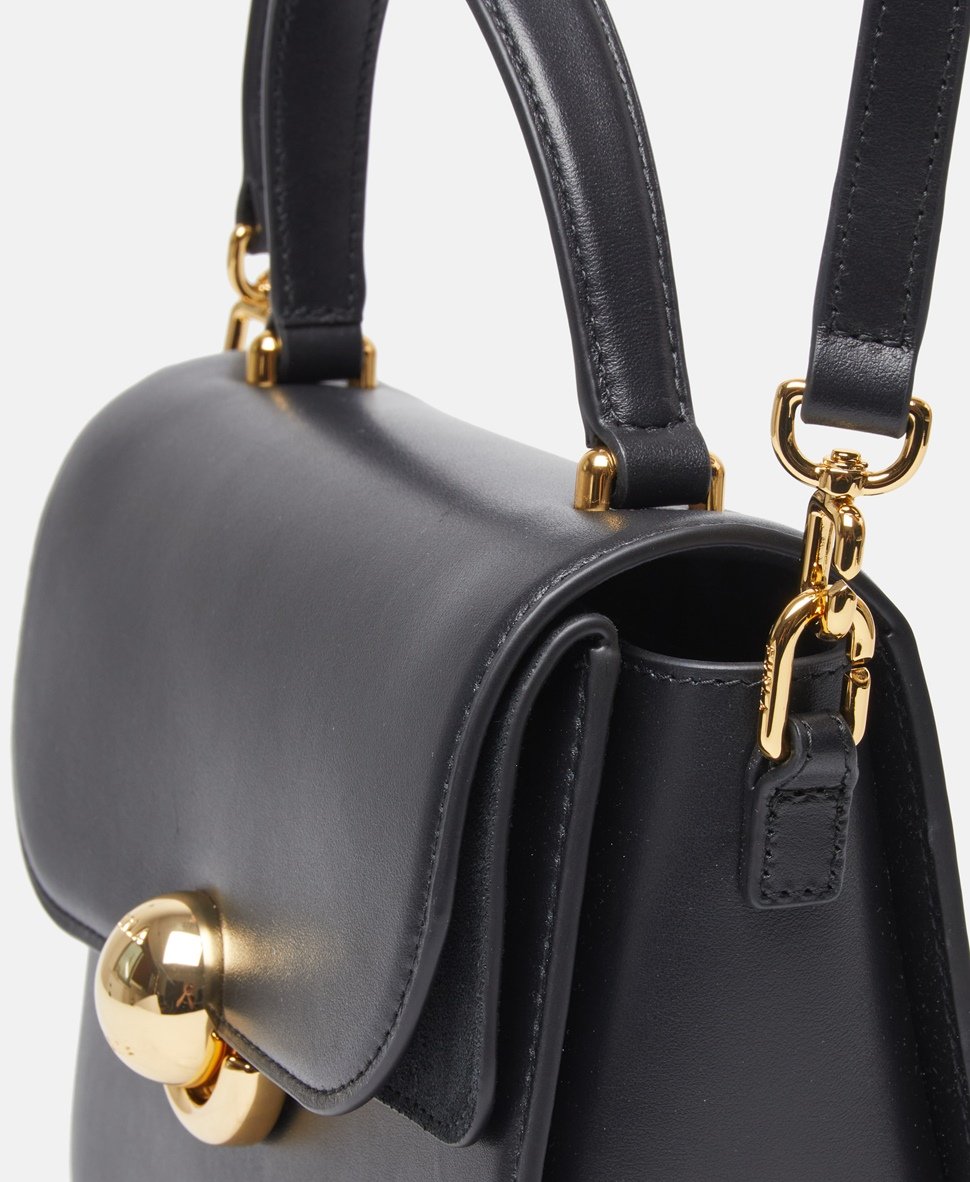 Furla Kožená messenger taška Černá 2