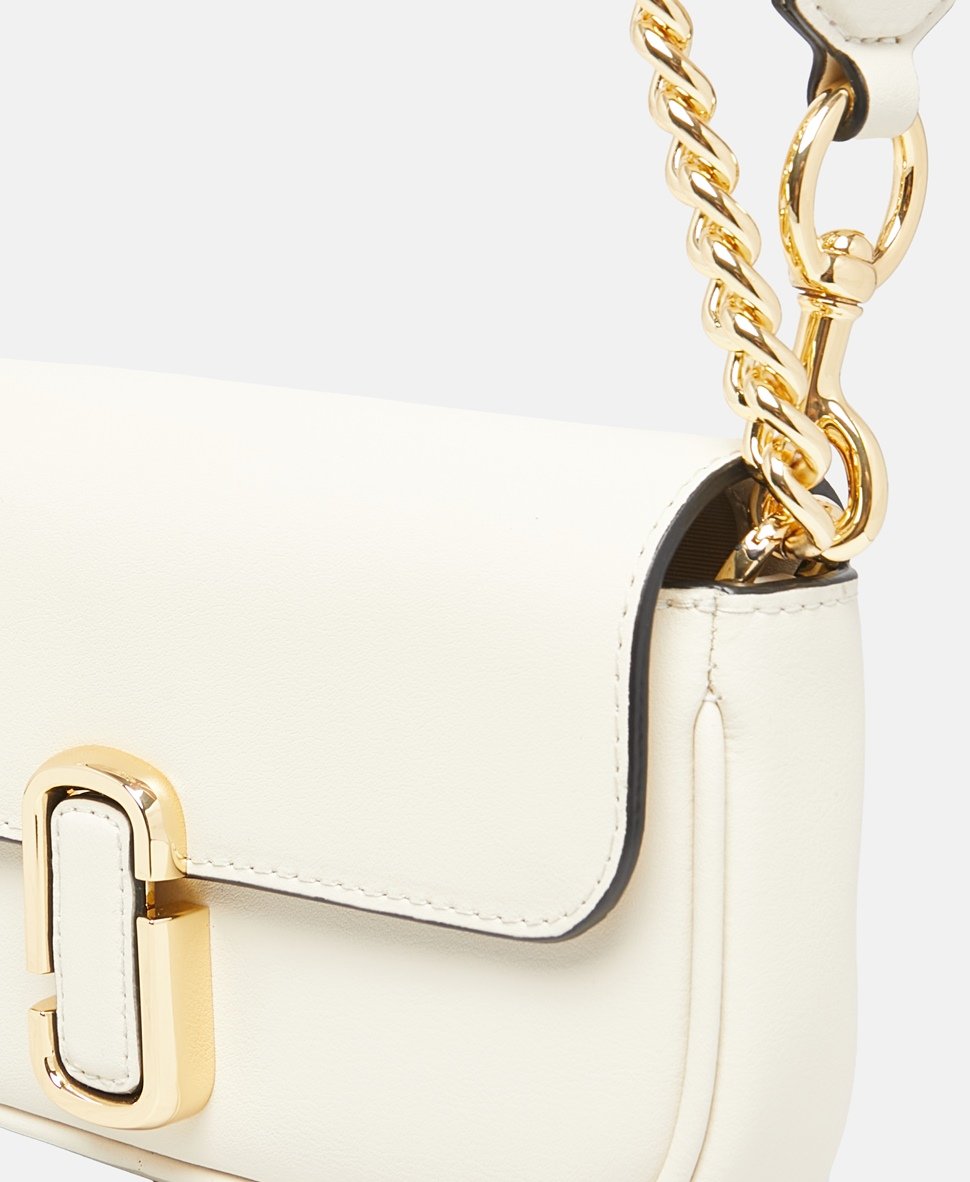 Marc Jacobs Kožená messenger taška Bílá 2