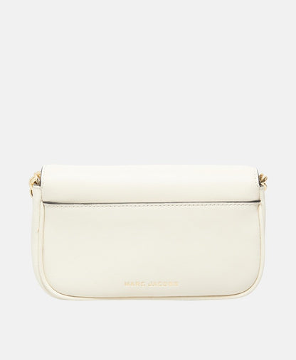 Marc Jacobs Kožená messenger taška Bílá 4