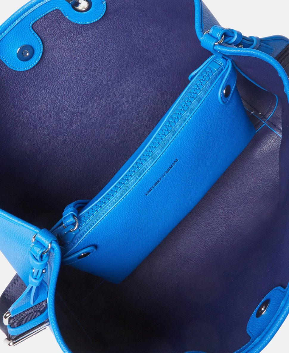 Emporio Armani kabelka tote Modrá 3