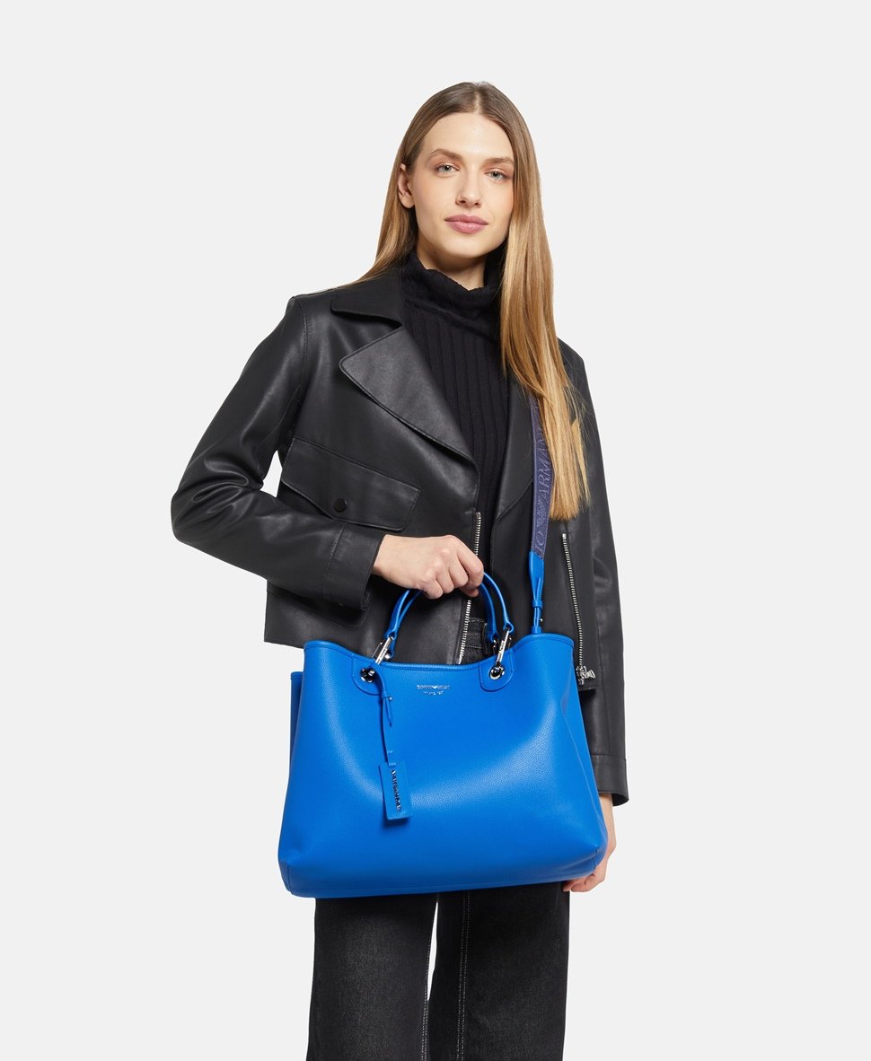 Emporio Armani kabelka tote Modrá 5
