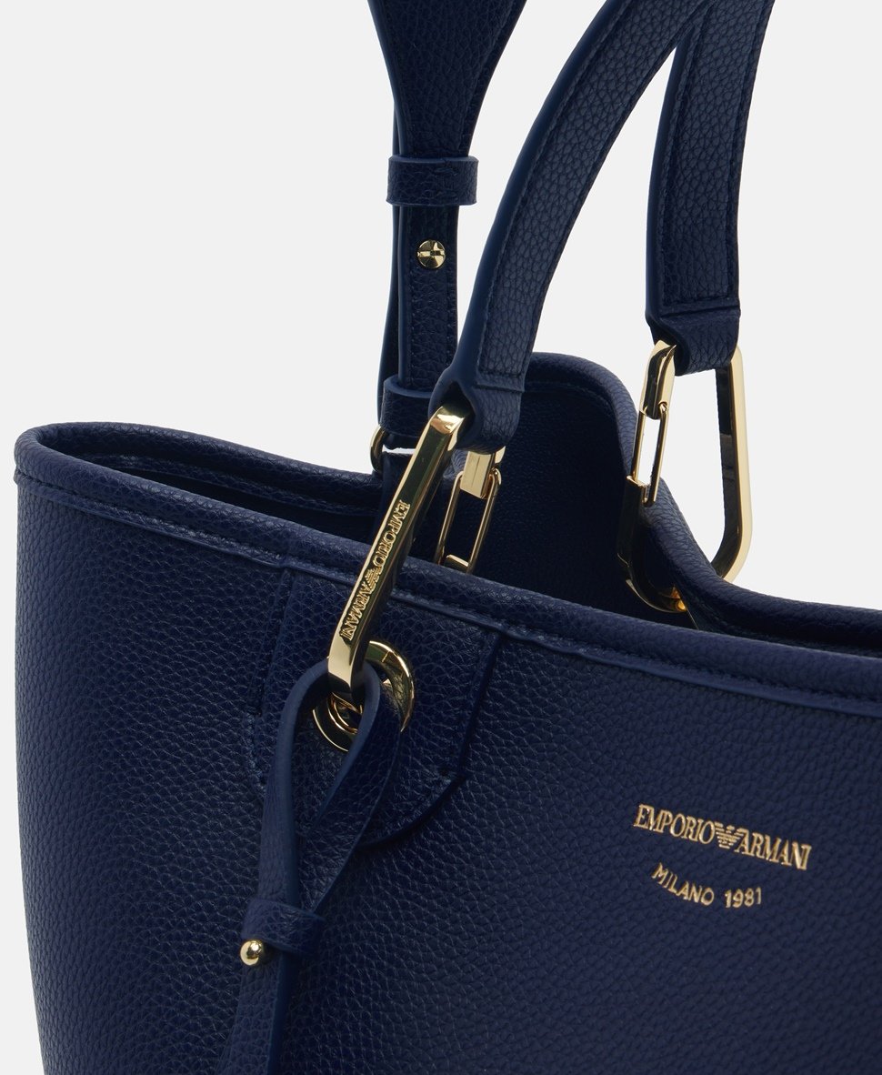 Emporio Armani kabelka tote Námořnická modrá 2