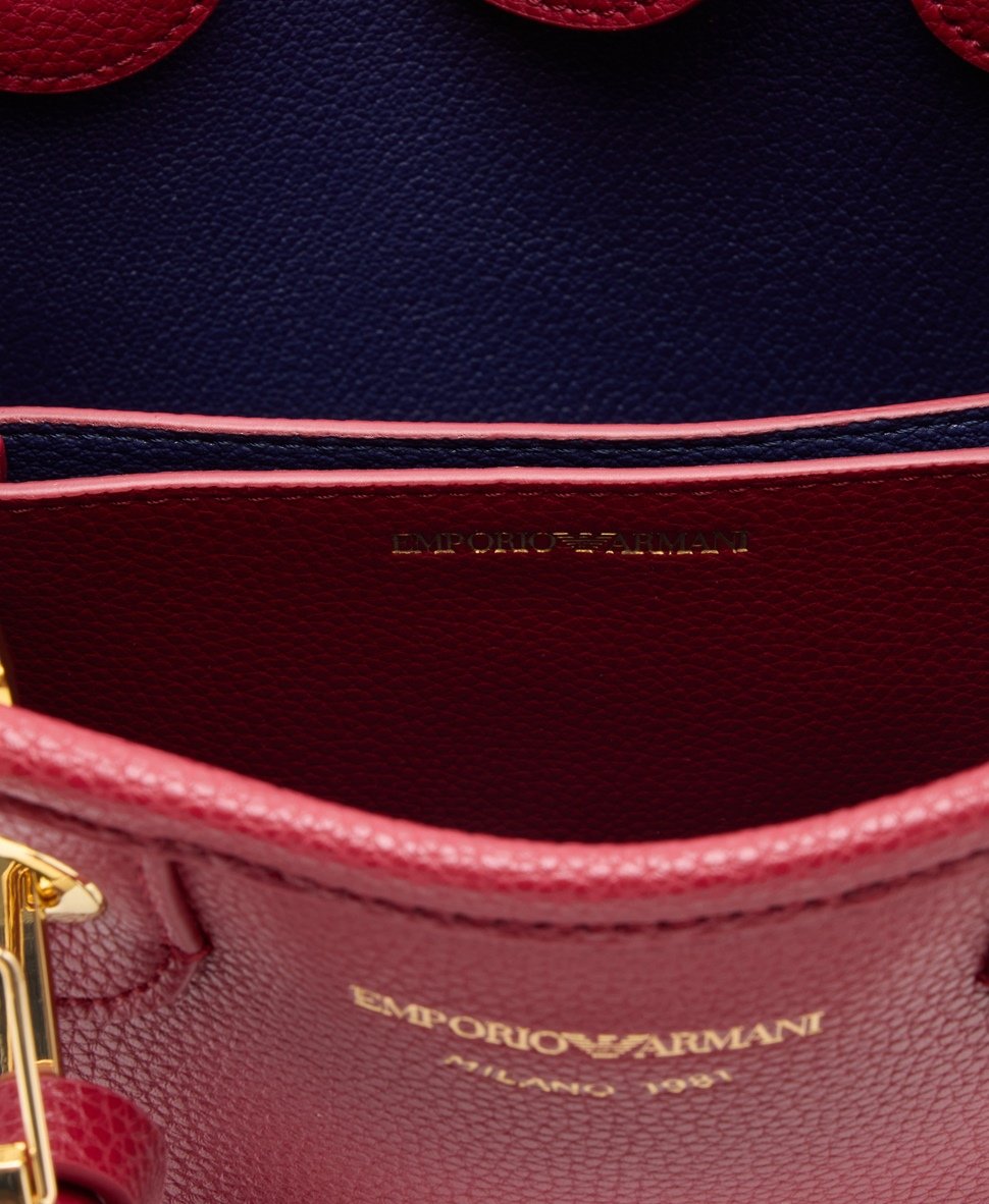 Emporio Armani kabelka Tmavě červená 3