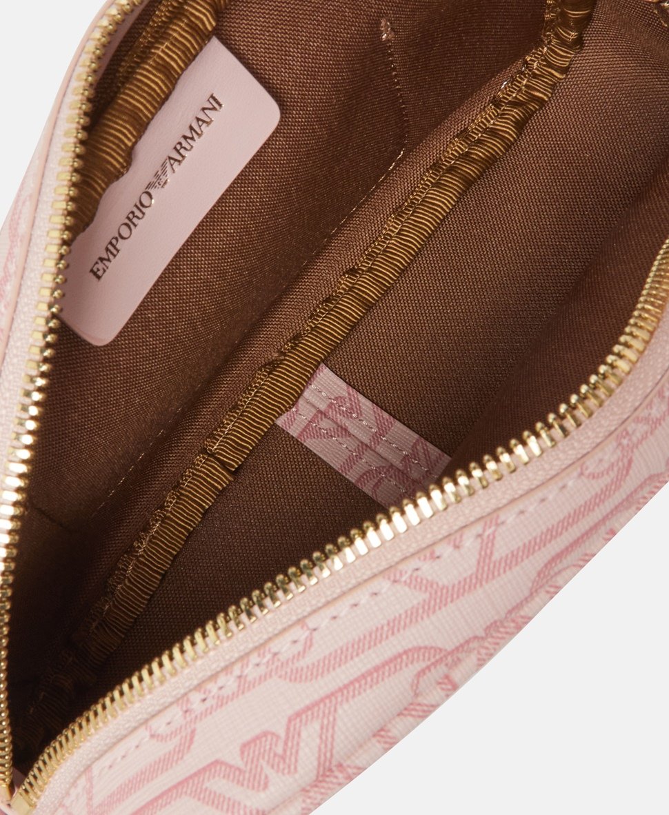 Emporio Armani kabelka přes rameno Starorůžová 3