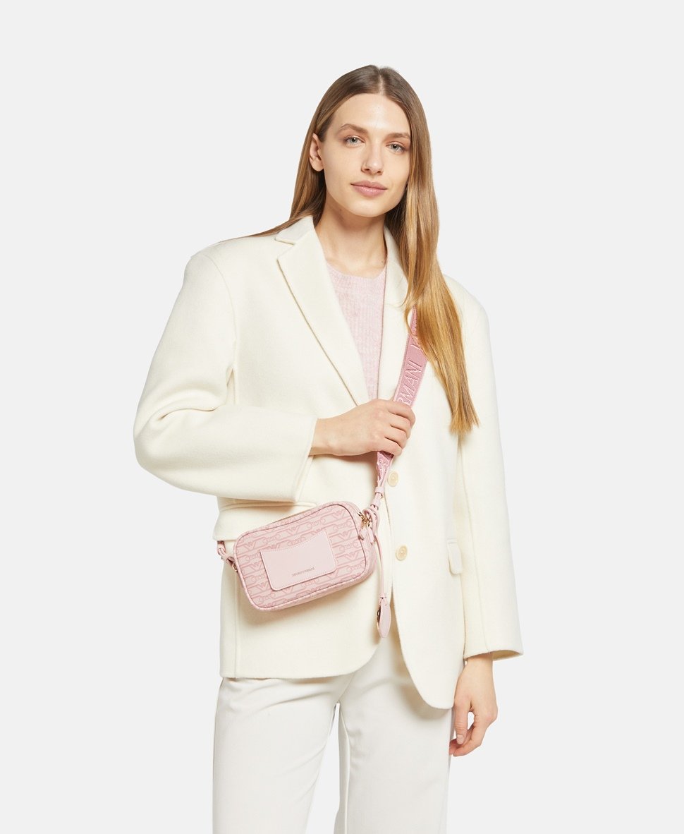 Emporio Armani kabelka přes rameno Starorůžová 5