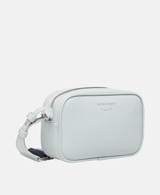 Emporio Armani taška messenger Světle modrá 1