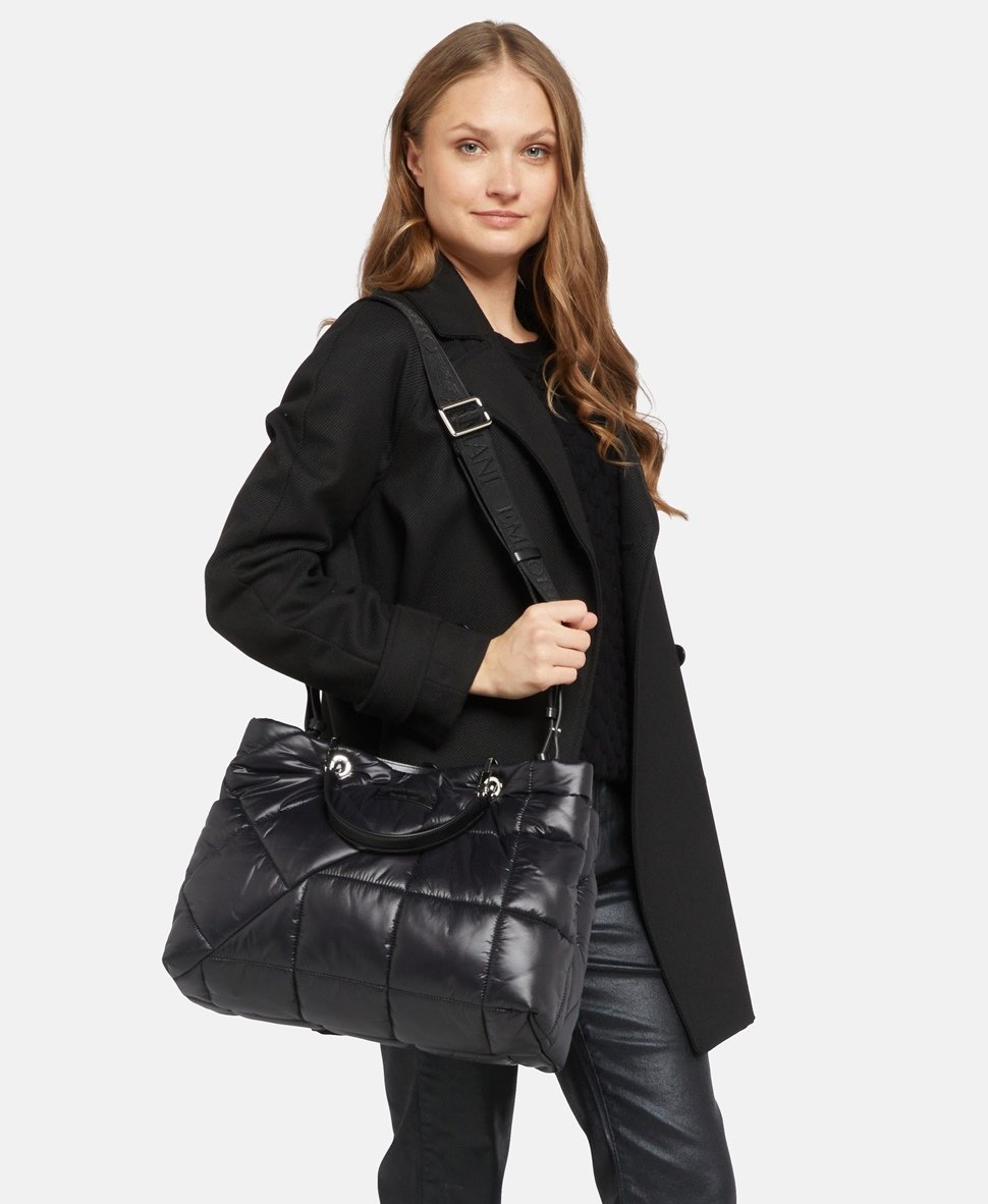 Emporio Armani kabelka tote Černá 5