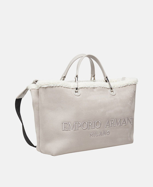 Emporio Armani kabelka tote Šedá 1