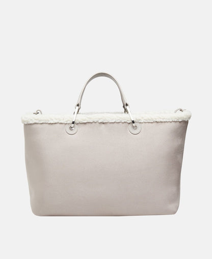Emporio Armani kabelka tote Šedá 4