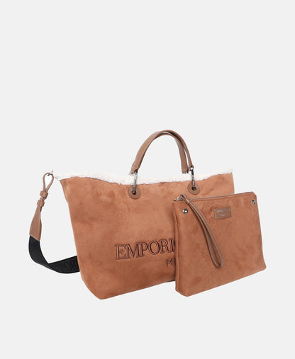 Emporio Armani kabelka tote Hnědá 2