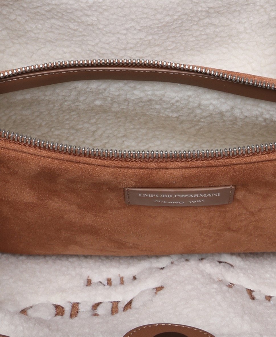 Emporio Armani kabelka tote Hnědá 3