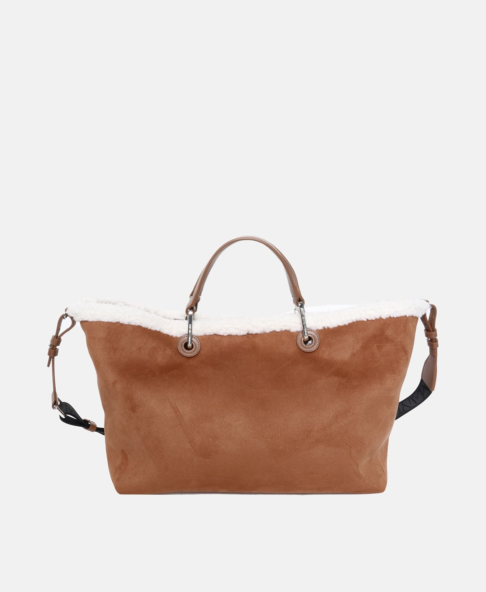 Emporio Armani kabelka tote Hnědá 4