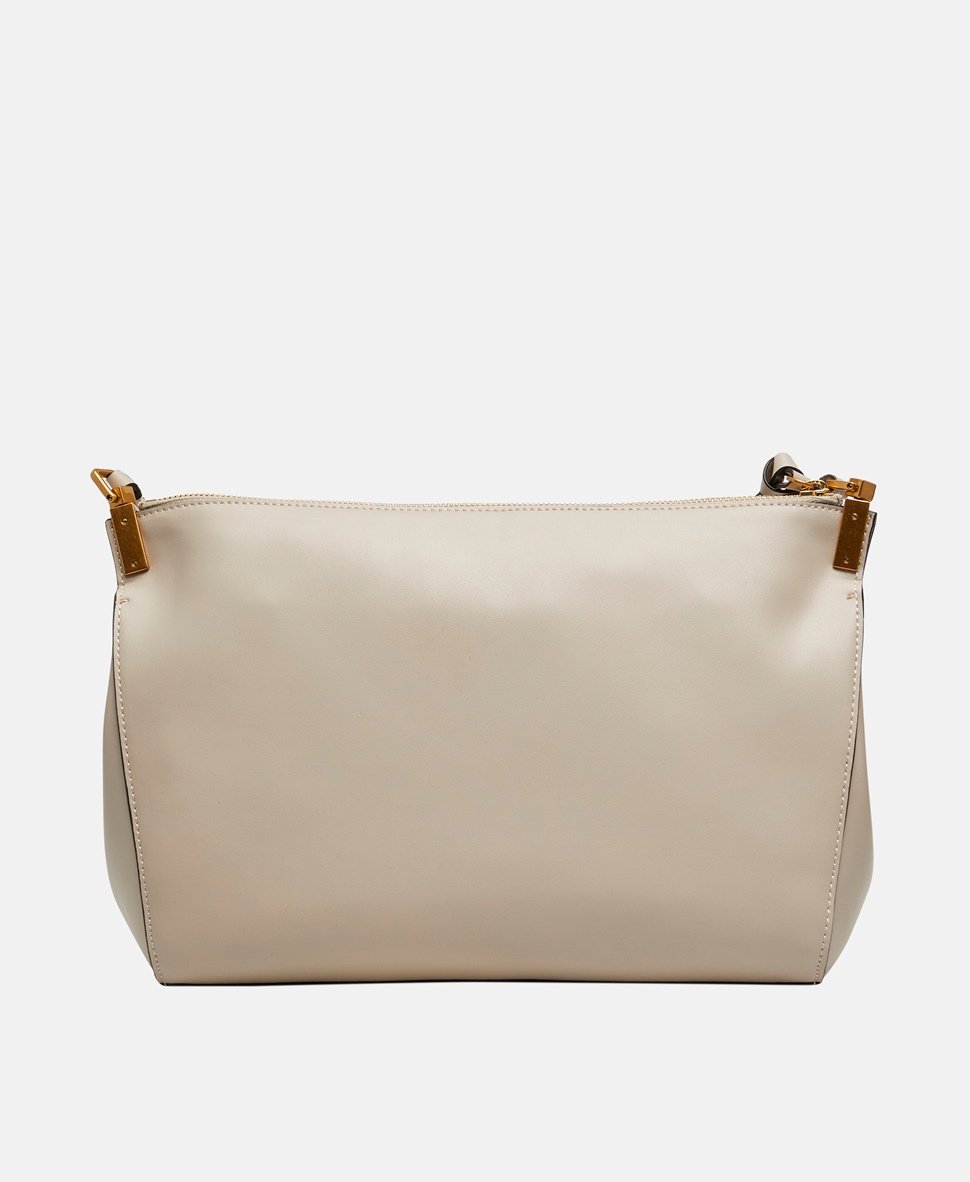 Emporio Armani kožená kabelka Taupe 4