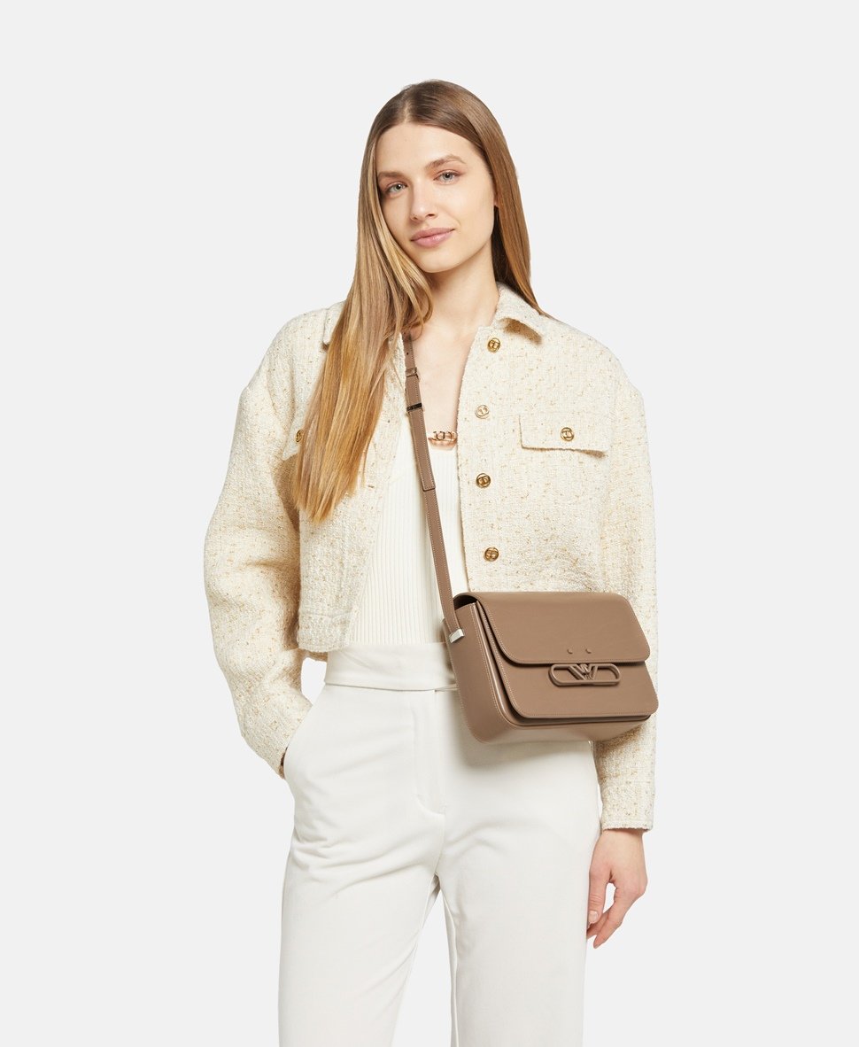 Emporio Armani kabelka přes rameno Taupe 5