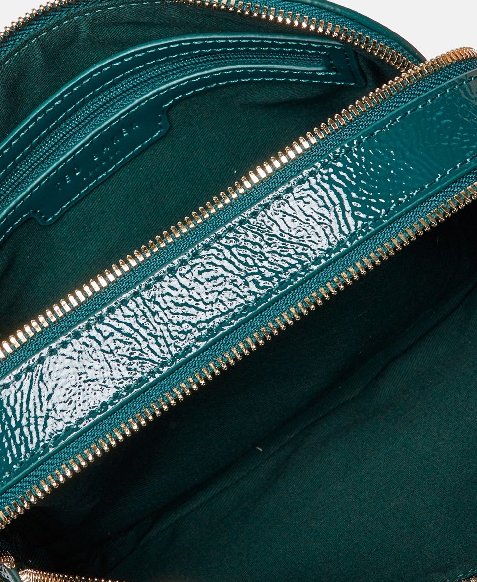 Ted Baker Kožená kabelka přes rameno Zelená 3