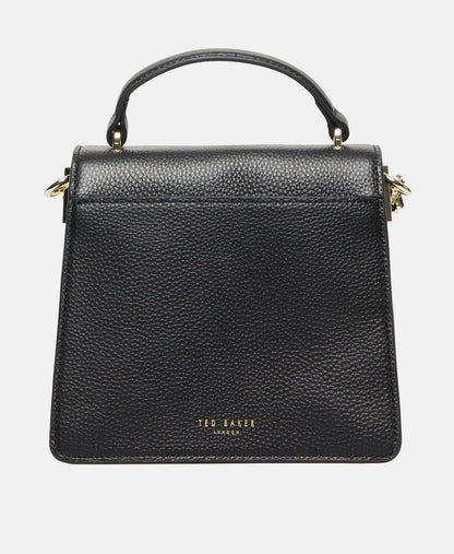 Ted Baker Kožená messenger taška Černá 4