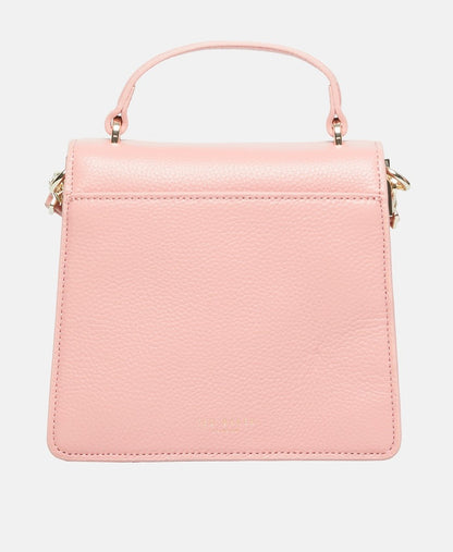 Ted Baker Kožená messenger taška Růžová 4