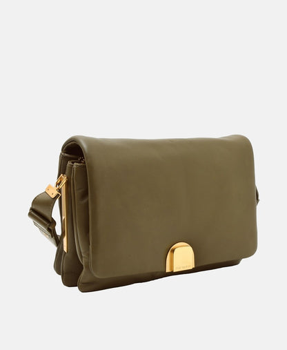 Ted Baker Kožená kabelka přes rameno Khaki 1