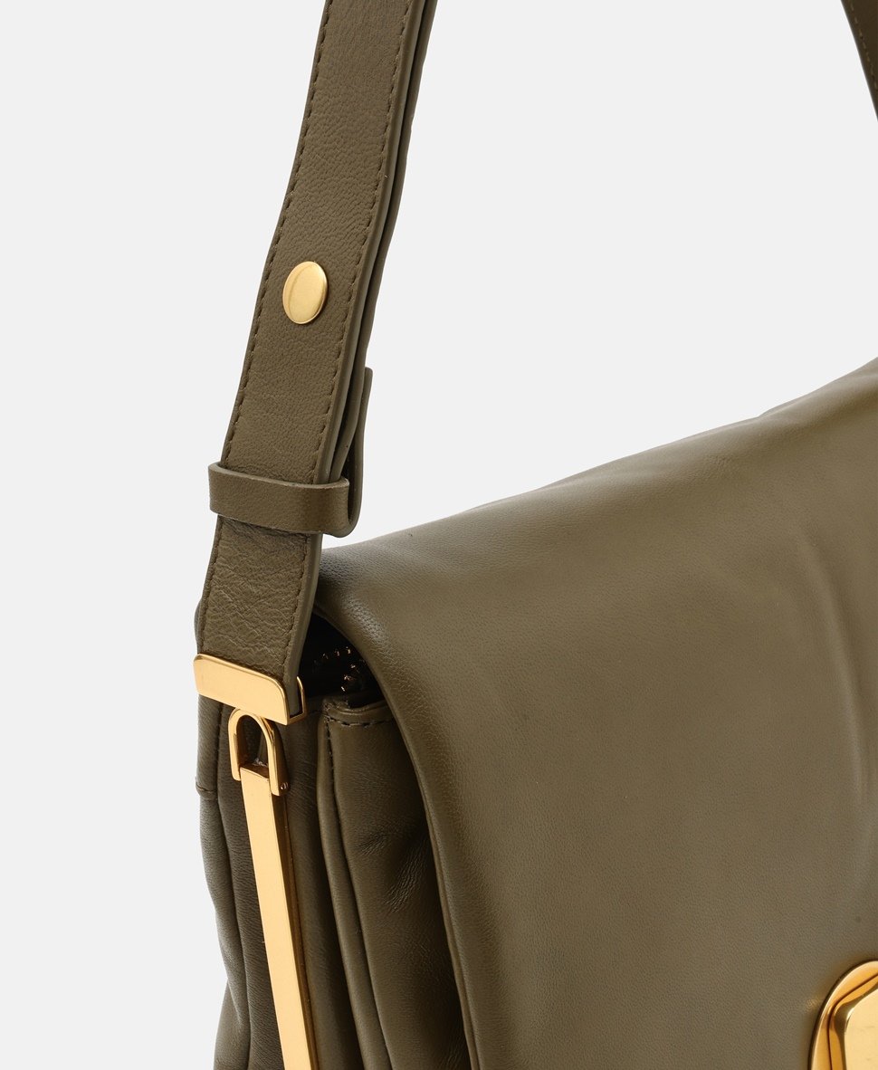 Ted Baker Kožená kabelka přes rameno Khaki 2