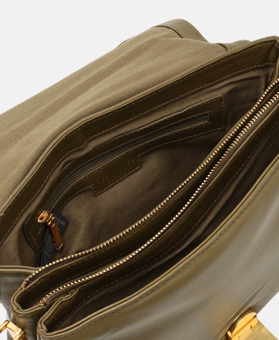Ted Baker Kožená kabelka přes rameno Khaki 3