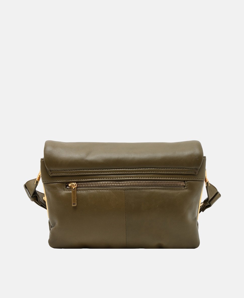 Ted Baker Kožená kabelka přes rameno Khaki 4