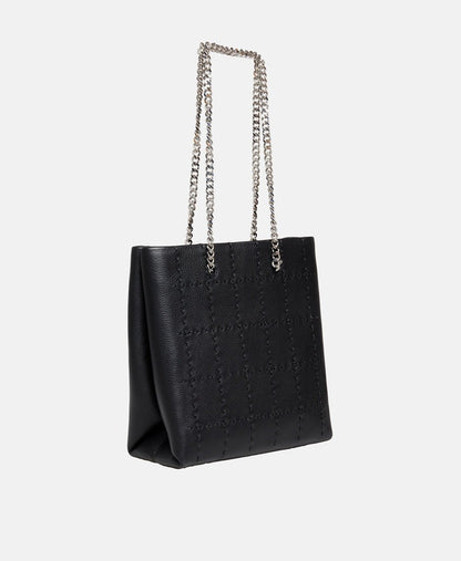 Ted Baker kožená kabelka tote Černá 1