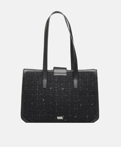 Karl Lagerfeld kabelka tote Černá 4