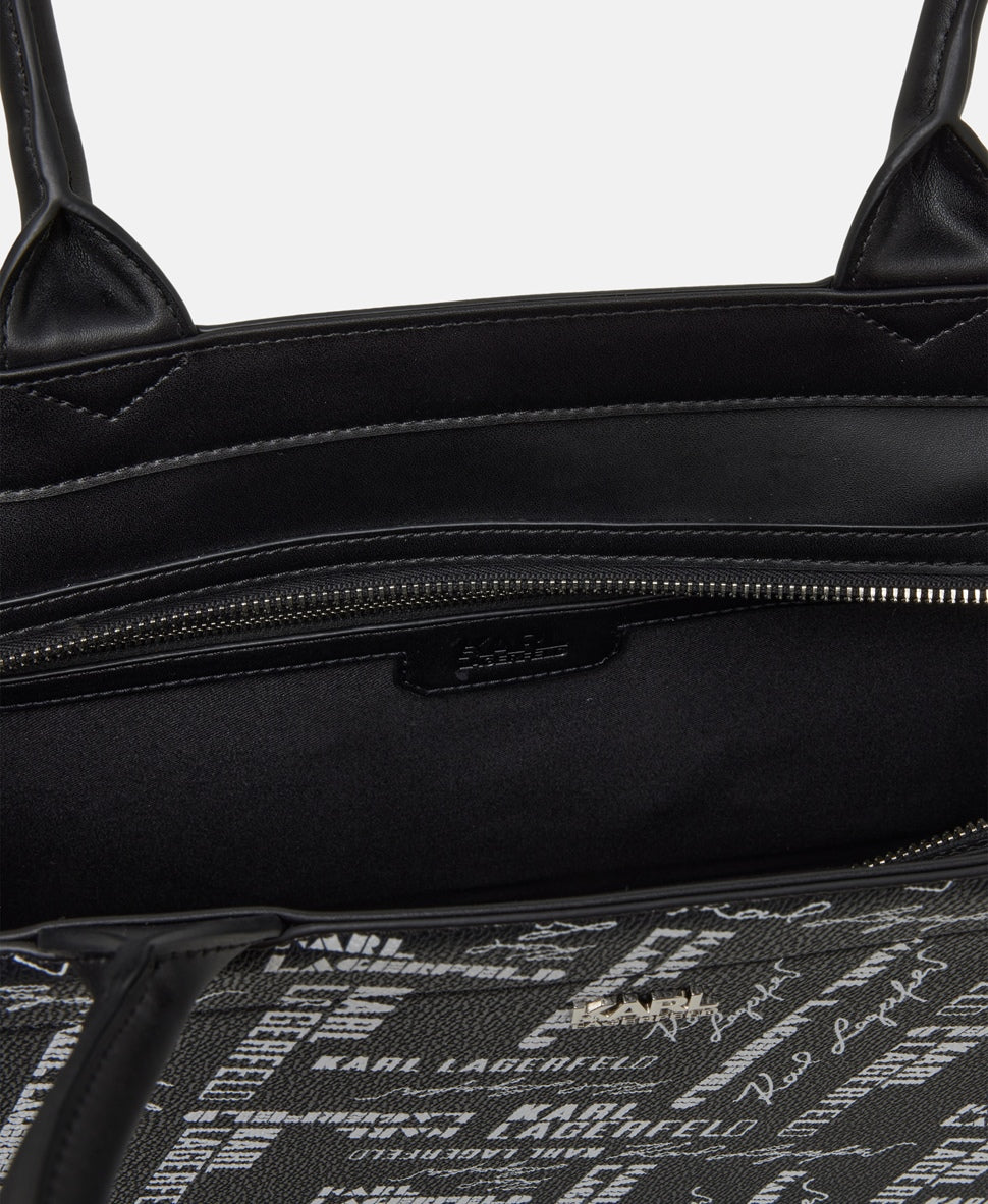 Karl Lagerfeld kabelka tote Modrá 3