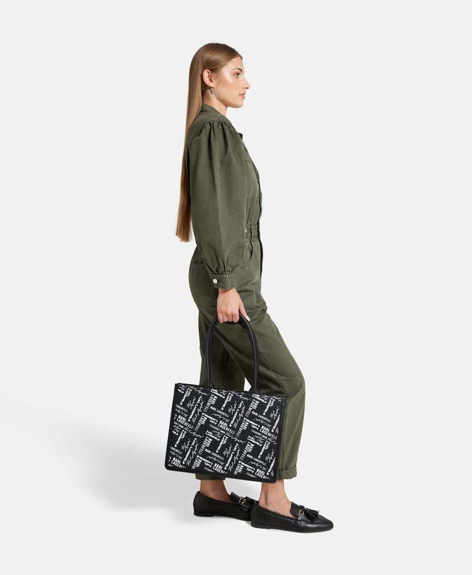 Karl Lagerfeld kabelka tote Modrá 5