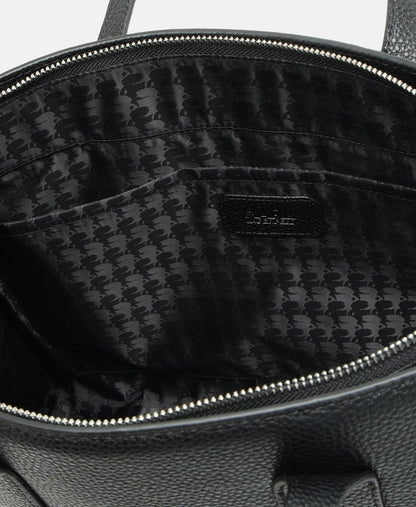 Karl Lagerfeld kožená kabelka tote Černá 3